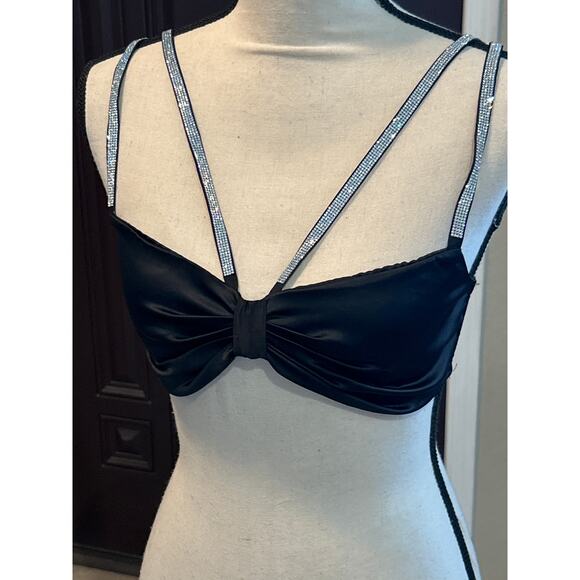 Victoria's Secret Shine Bow Satin Bralette - Picture 2 of 6